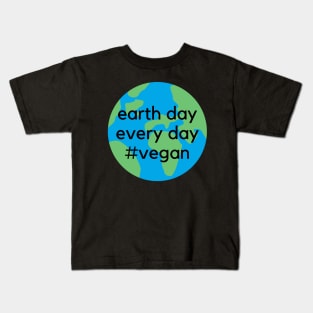 Earth Day Vegan Kids T-Shirt